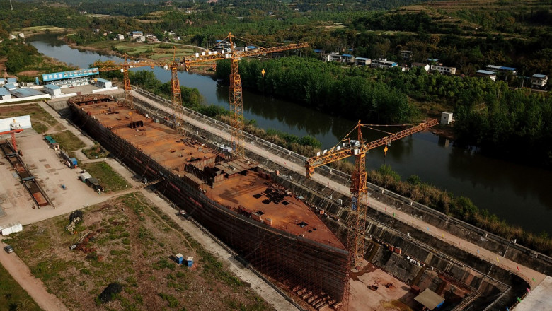 Chinezii construiesc o copie în mărime naturală a Titanicului