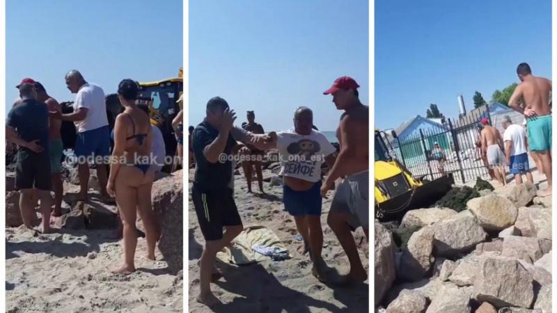  (video) Viceprimarul de Bălți, Nicolai Grigorișin, surprins într-o bătaie pe plaja bazei sale de odihnă din Ucraina