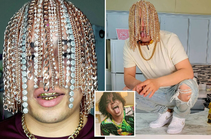  FOTO A înlocuit frizerul cu un chirurg și și-a implantat lanțuri de aur pe cap: Rapperul speră că nu „va fi plagiat”