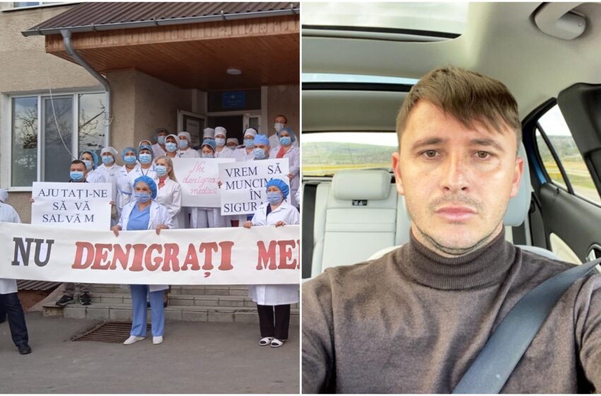  (video) Scandal cu proteste, provocat de Emilian Crețu: Medici de la Telenești îl acuză de denigrare. „M-am referit la unul doar”, se apără actorul