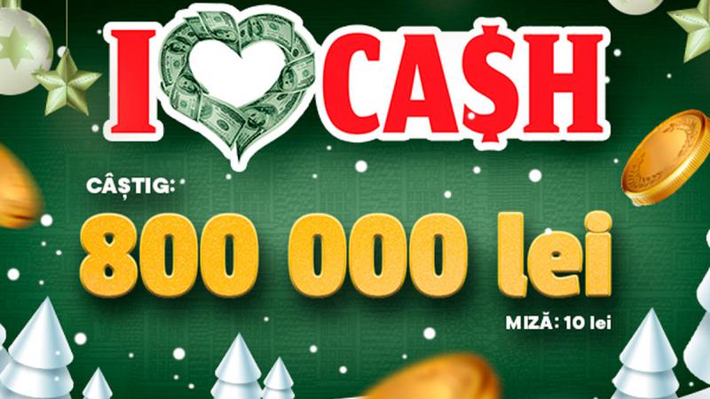  Va păși bogat în 2022: Un locuitor din Bălți a câștigat 800 000 lei în e-biletul „I love cash”